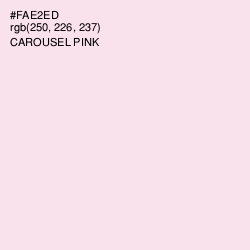 #FAE2ED - Carousel Pink Color Image